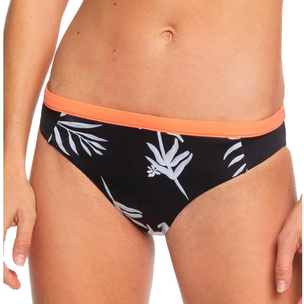 Bas de Bikini Noir/Blanc Femme Roxy Fitness 403789 pas cher