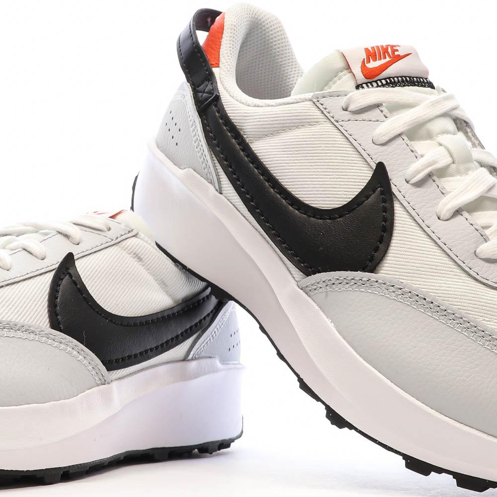 Baskets Blanche/Noire Homme Nike Waffle One vue 7