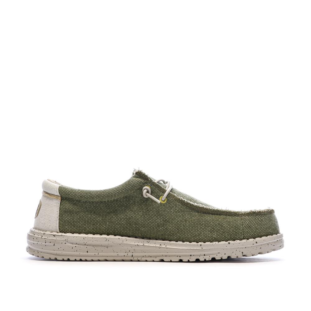 Chaussures Vert Homme Hey Dude Olive vue 2