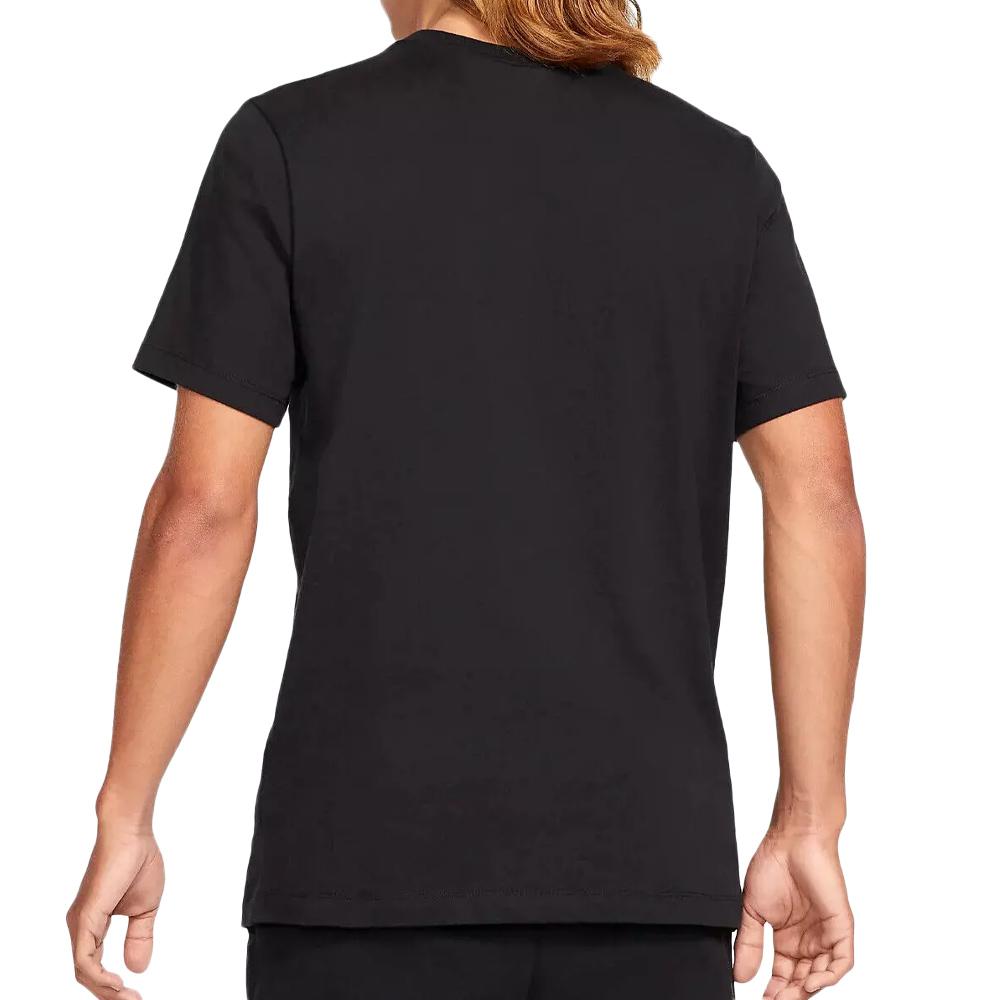 T-shirt Noir Homme Nike Swoosh vue 2