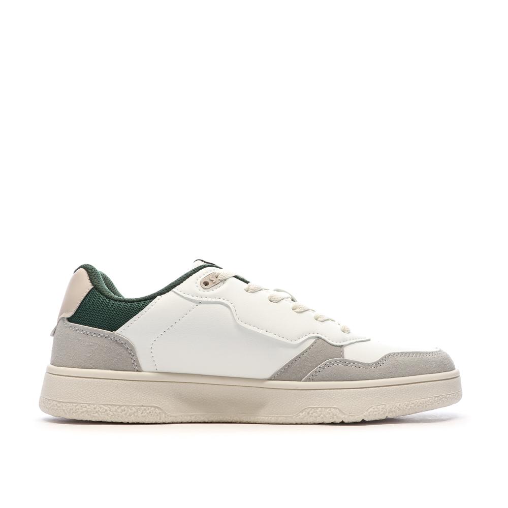 Schott Darcy Men's White/Grey/Green Sneakers Photo of the Espace des Marques %store% store - view of %key%