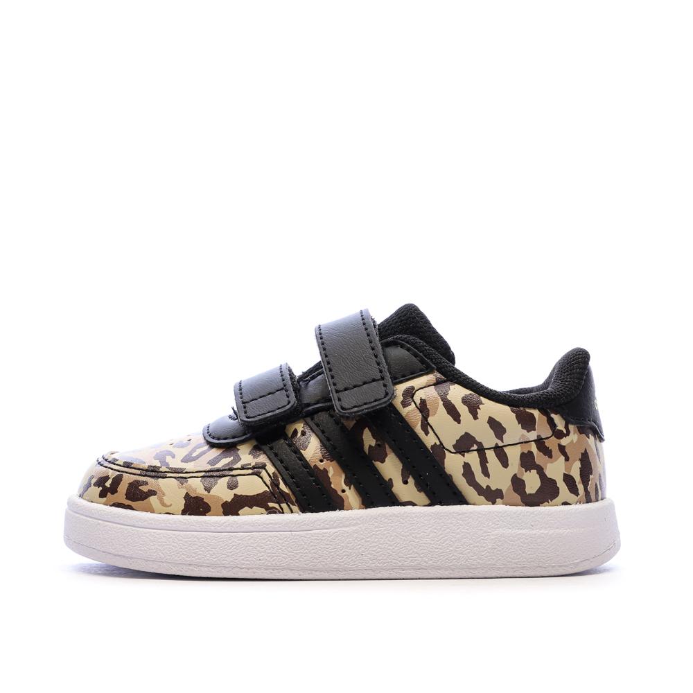 Baskets Noire/Marron Fille Adidas Breaknet pas cher