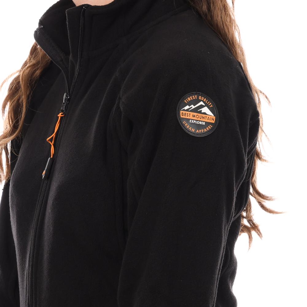 Sweat Polaire Noir Femme Best Mountain Victoria vue 3