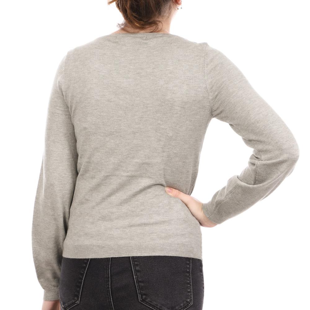 Pull Gris Femme Vero Moda Karma vue 2