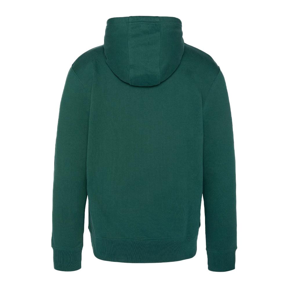 Sweat à capuche Vert Homme Schott Logo vue 2