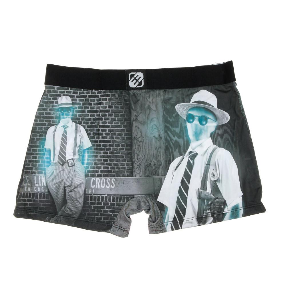 Boxer Noir/Blanc Homme Freegun Mr Invisible vue 2