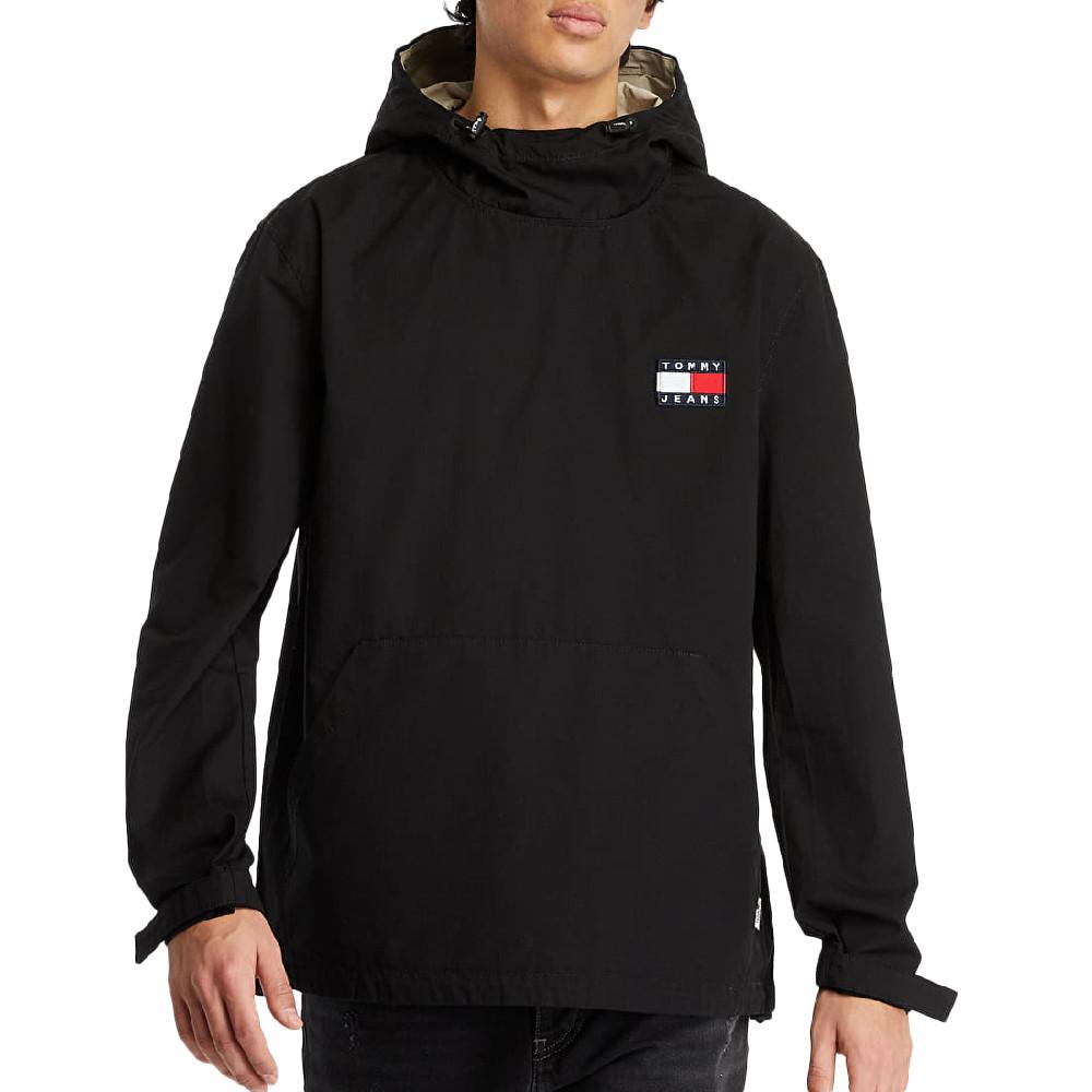 Veste Noire Homme Tommy Jeans Ripstop pas cher