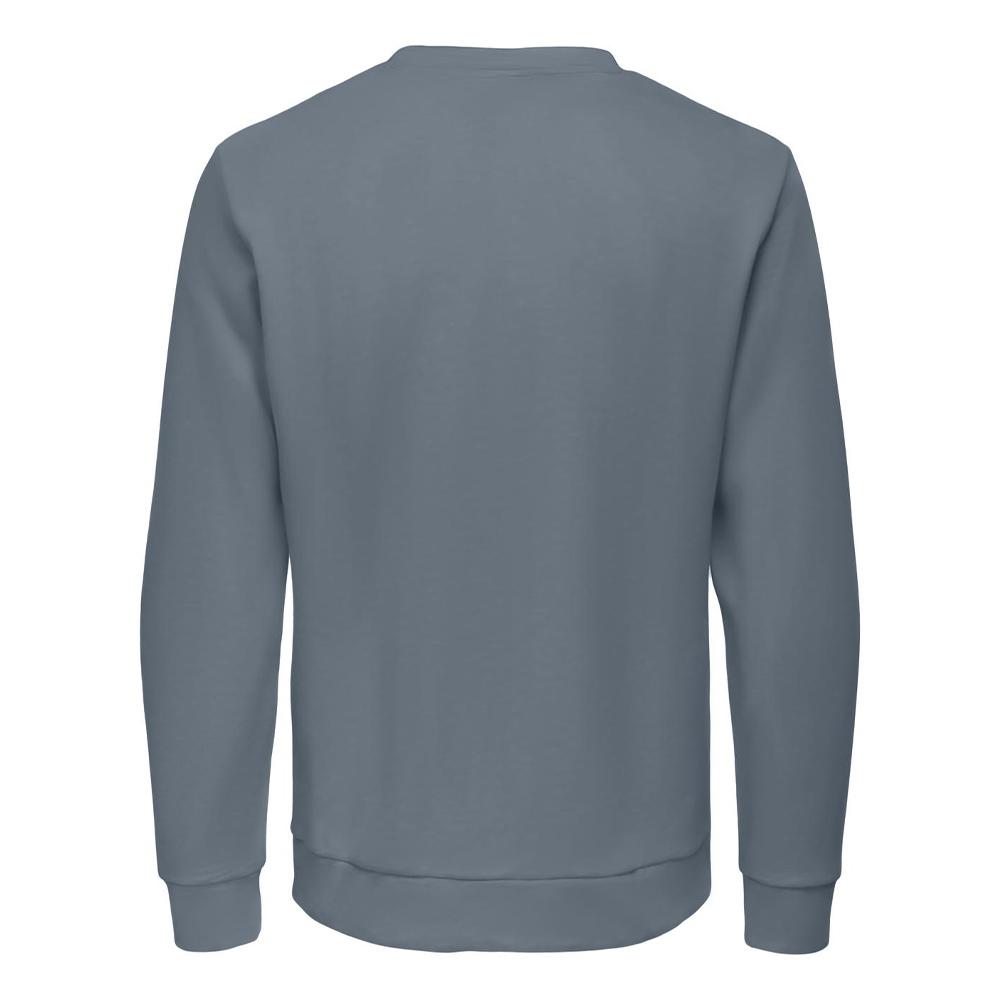 Sweat Bleu Homme Only & Sons Chase vue 2