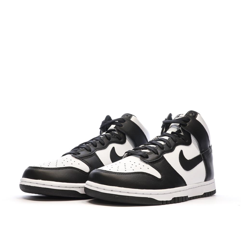Baskets Blanches/Noires Homme Nike Dunk Hi vue 6