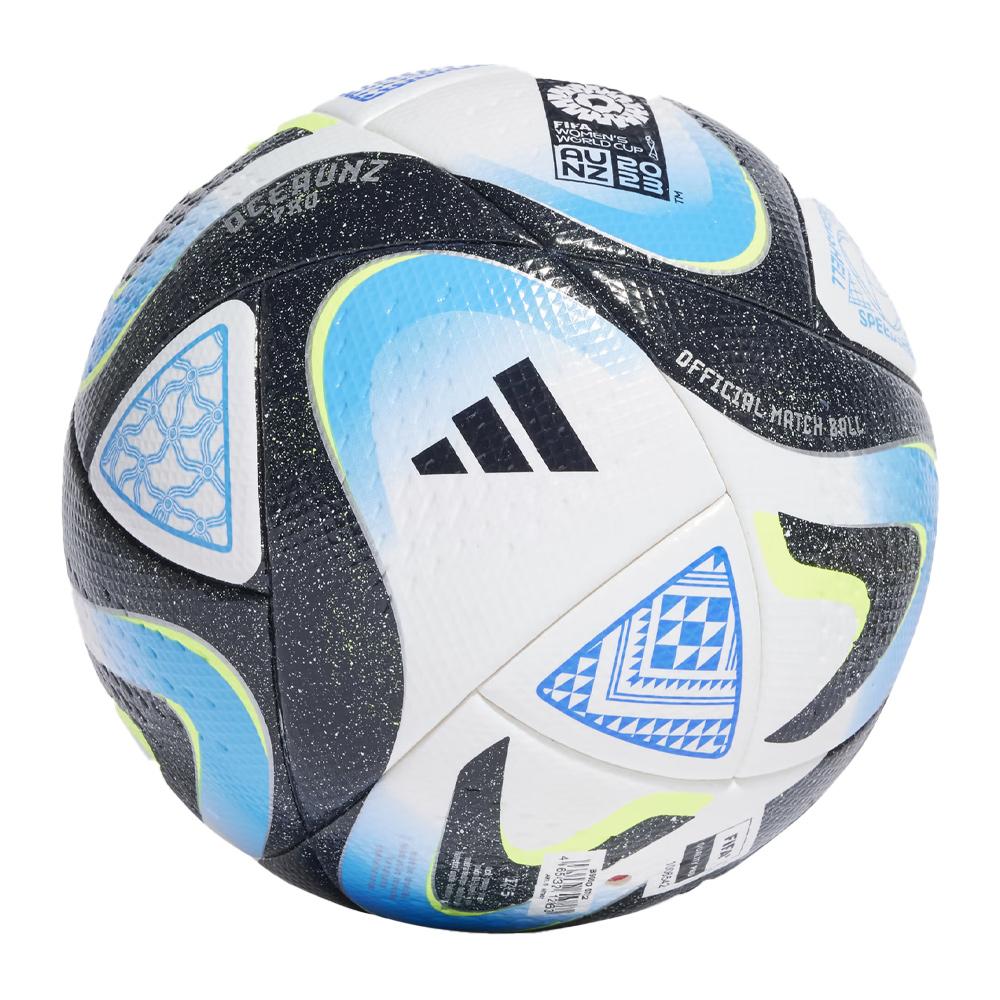 Ballon de football Blanc/Bleu Homme Adidas Oceaunz vue 2