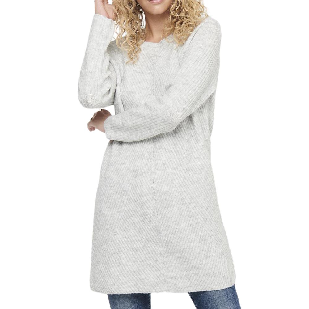 Robe Gris Femme Only Carol pas cher