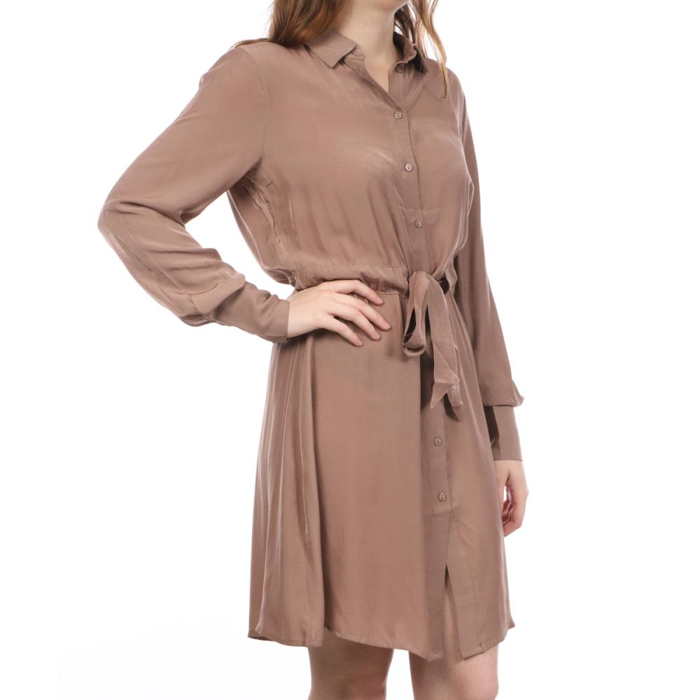 Robe Marron Femme Vila Lane pas cher