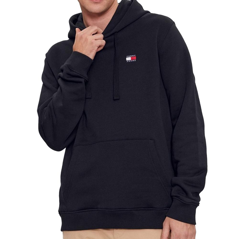 Sweat à Capuche Marine Homme Tommy Hilfiger Reg Badge pas cher