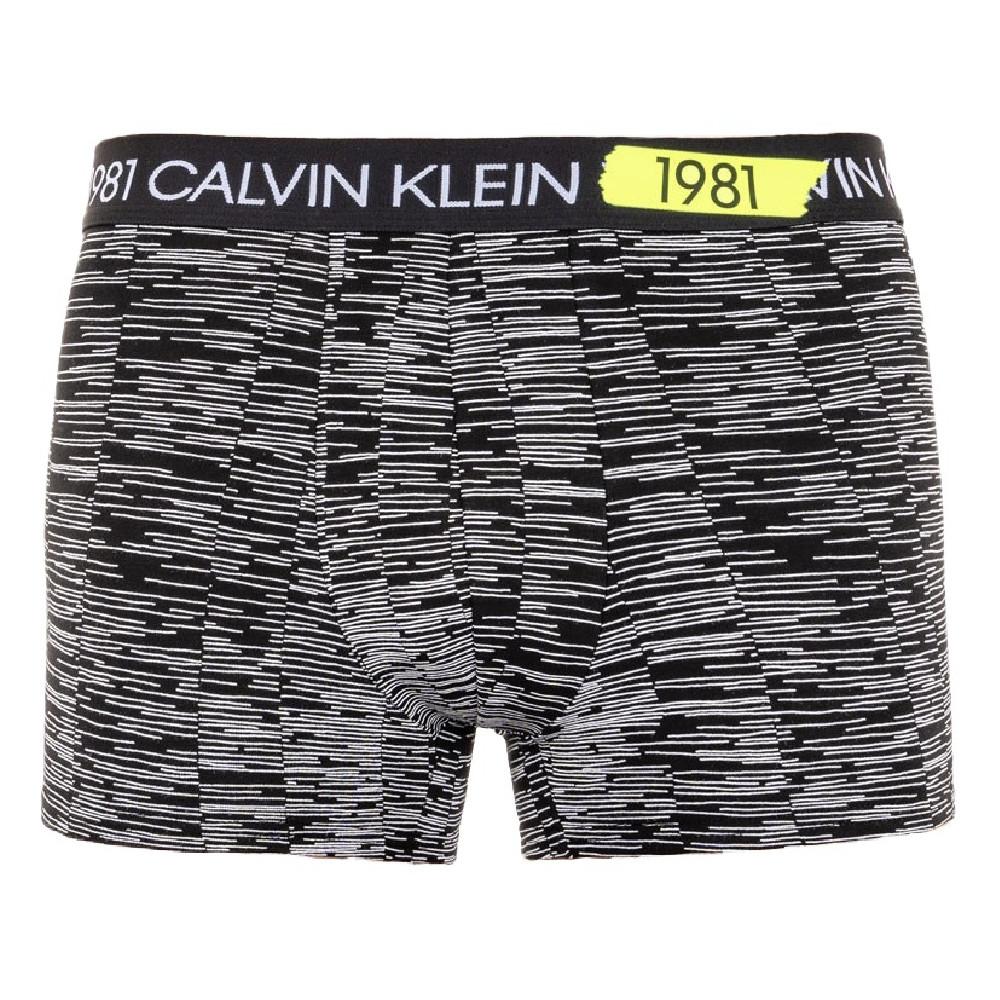 Boxer Noir/Blanc Homme Calvin Klein 1981 Bold pas cher