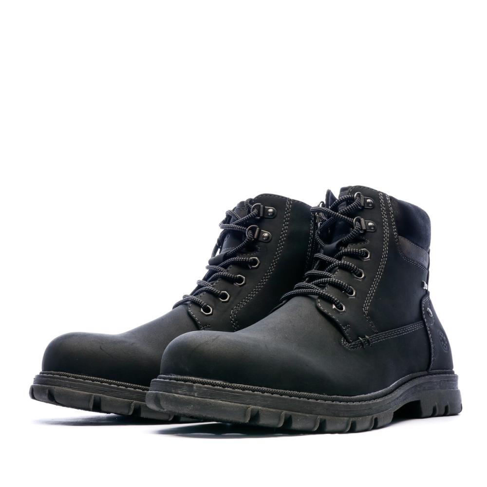 Boots Noir Homme Relife Jonroot vue 6