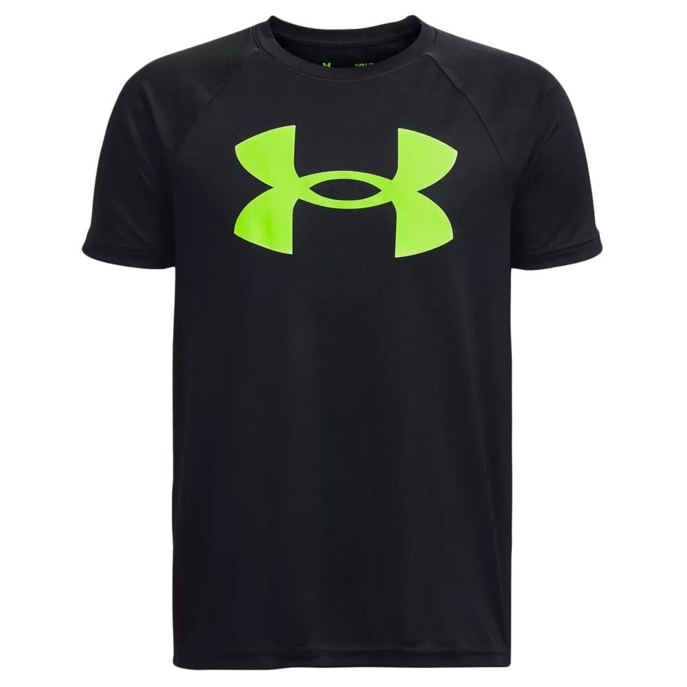 T-shirt Noir Garçon Under Armour Tech Big pas cher