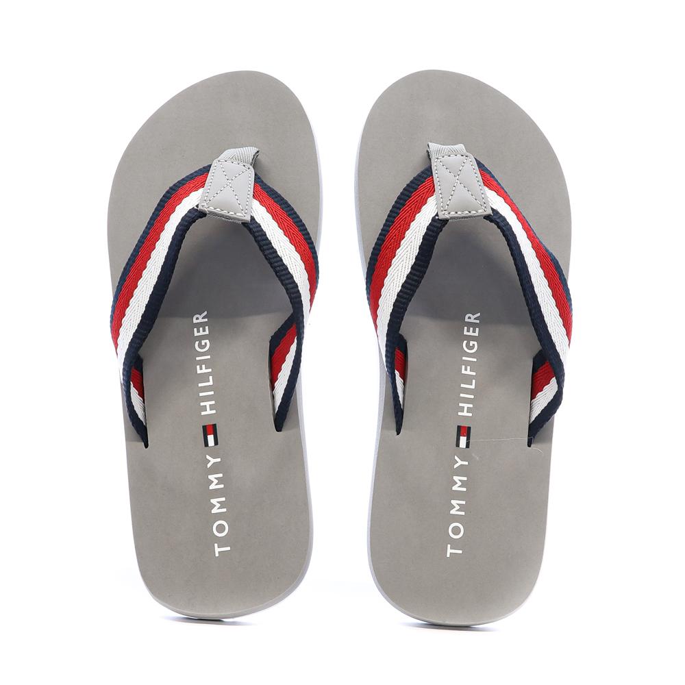 Tongs Grises Homme Tommy Hilfiger Coprorate vue 3