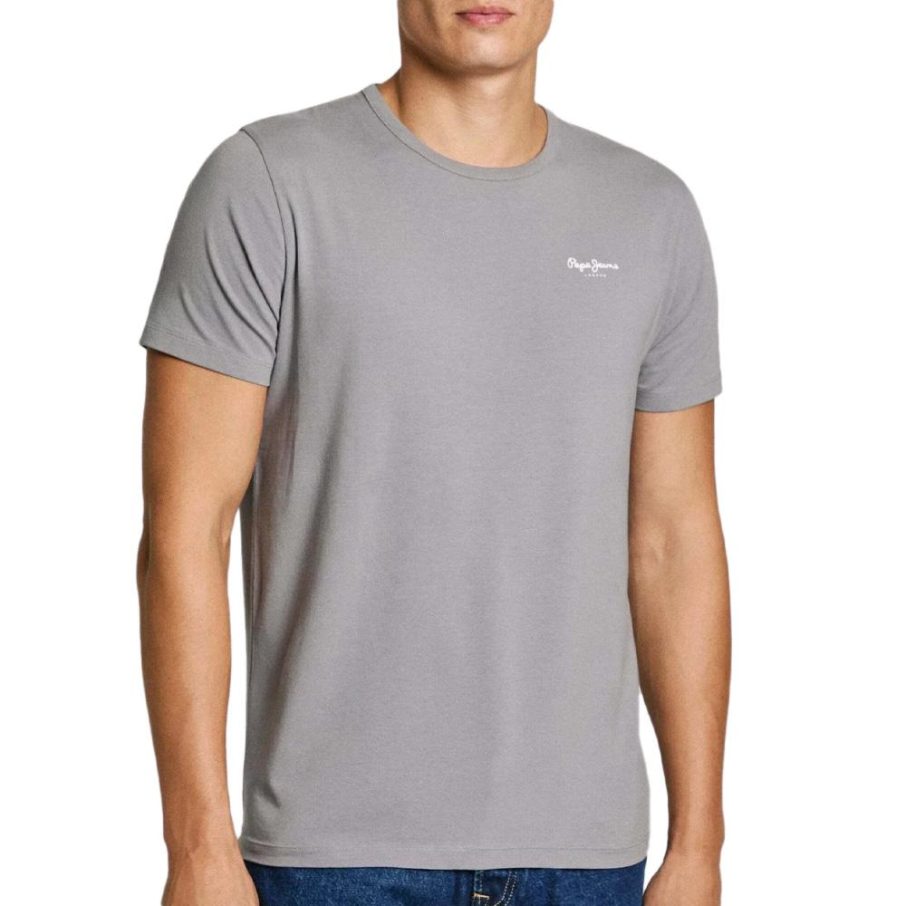 T-shirt Gris Homme Pepe Jeans Original Basic PM508212 pas cher