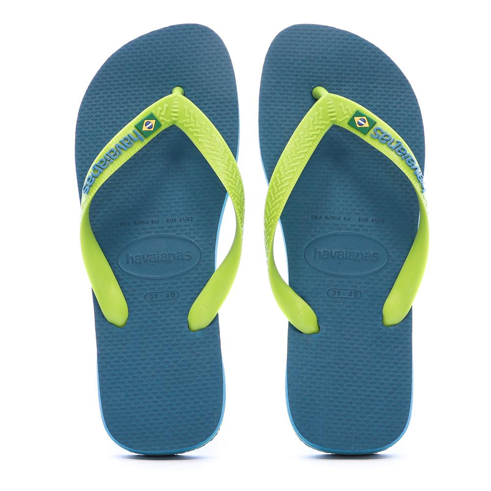Tongs Bleu/Vert Femme Havaianas Slim 1740 vue 3