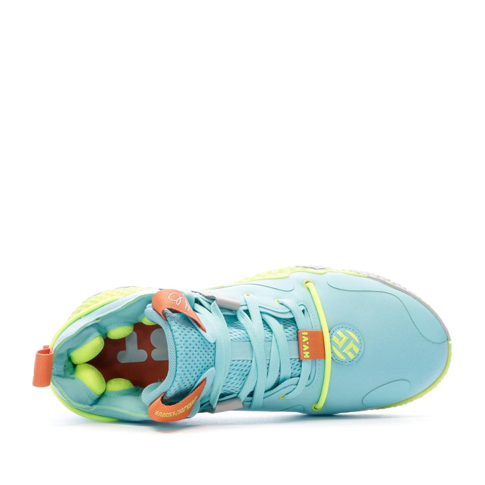 Chaussures de basketball Turquoise/Jaune Homme Adidas Harden Vol. 6 vue 4