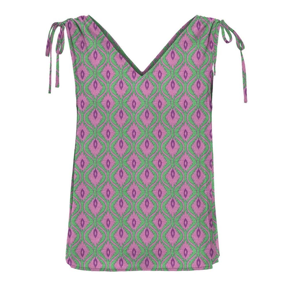 Top Vert Femme Only Ruching pas cher