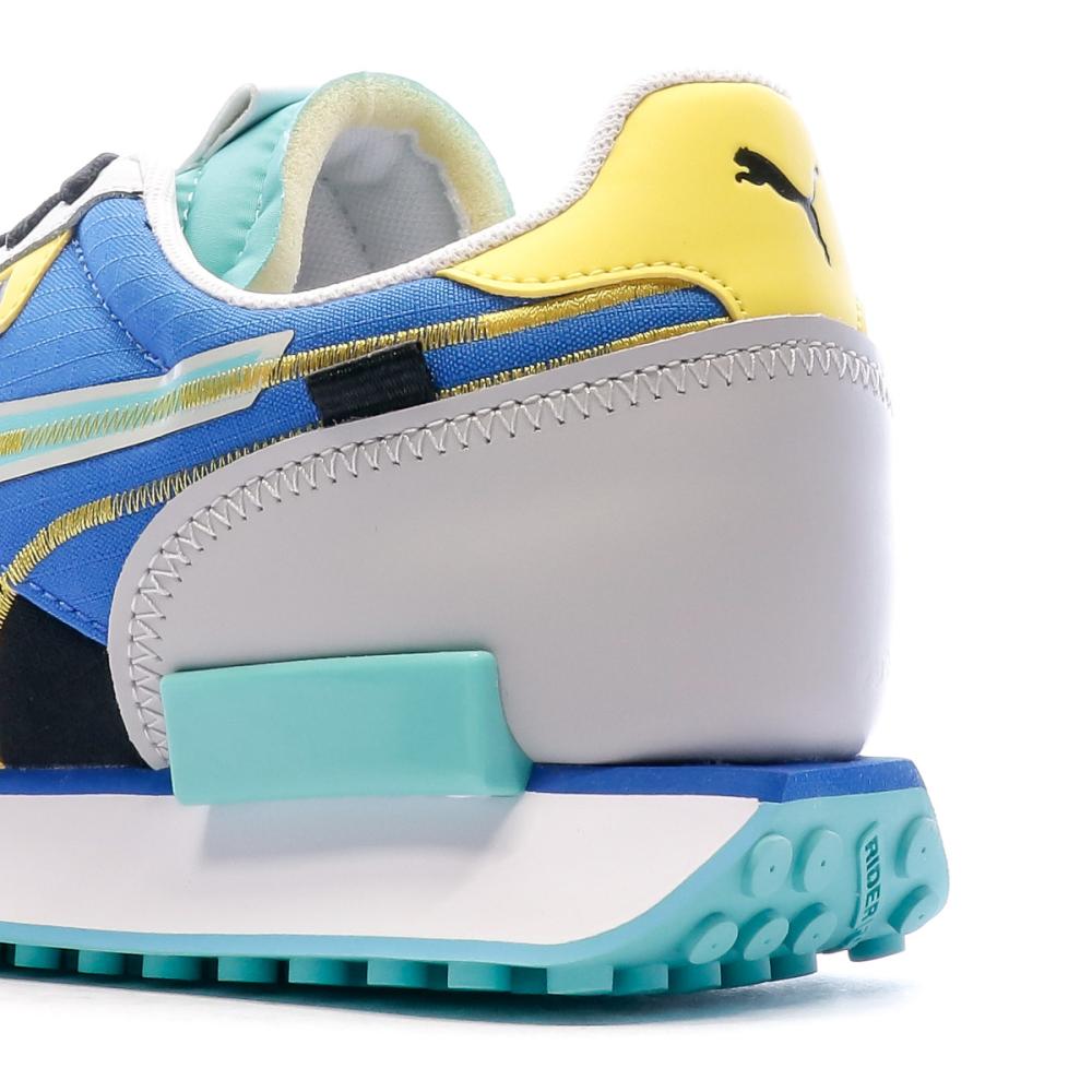 Baskets Noir/Bleu Mixte Puma Future Rider Twofold vue 7