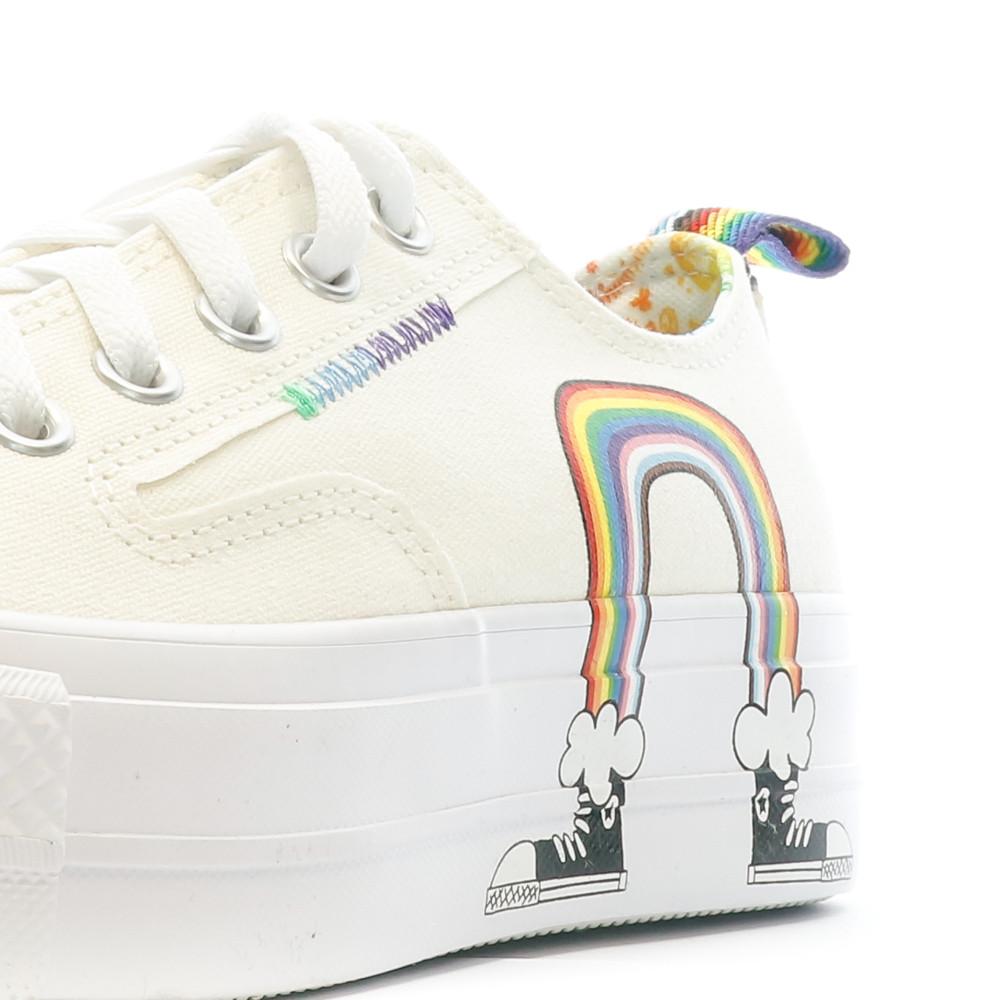 Baskets Ecrus Femme Converse CTAS Lift OX vue 7