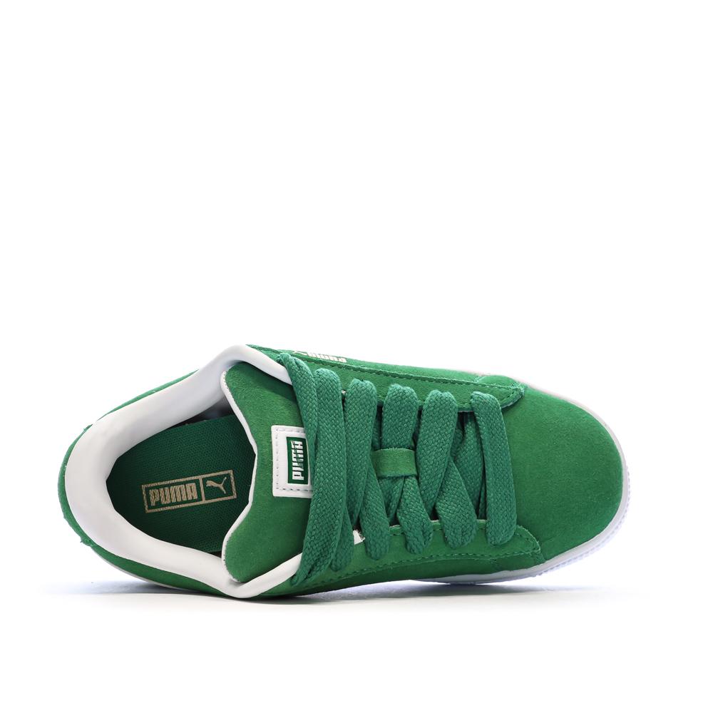 Baskets Vertes Garçon Puma Suede Xl vue 4