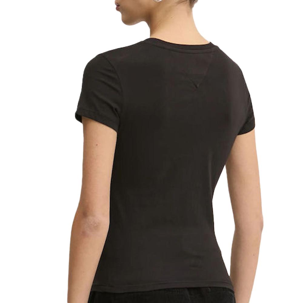 T-shirt Noir Femme Tommy Hilfiger Tjw vue 2