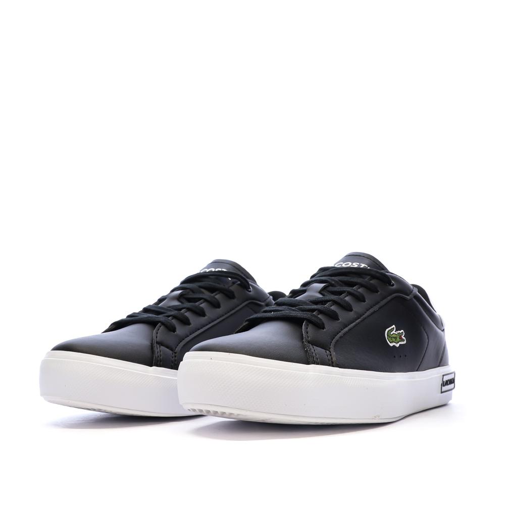 Baskets Noires Femme Lacoste Powercourt Core Essentials vue 6
