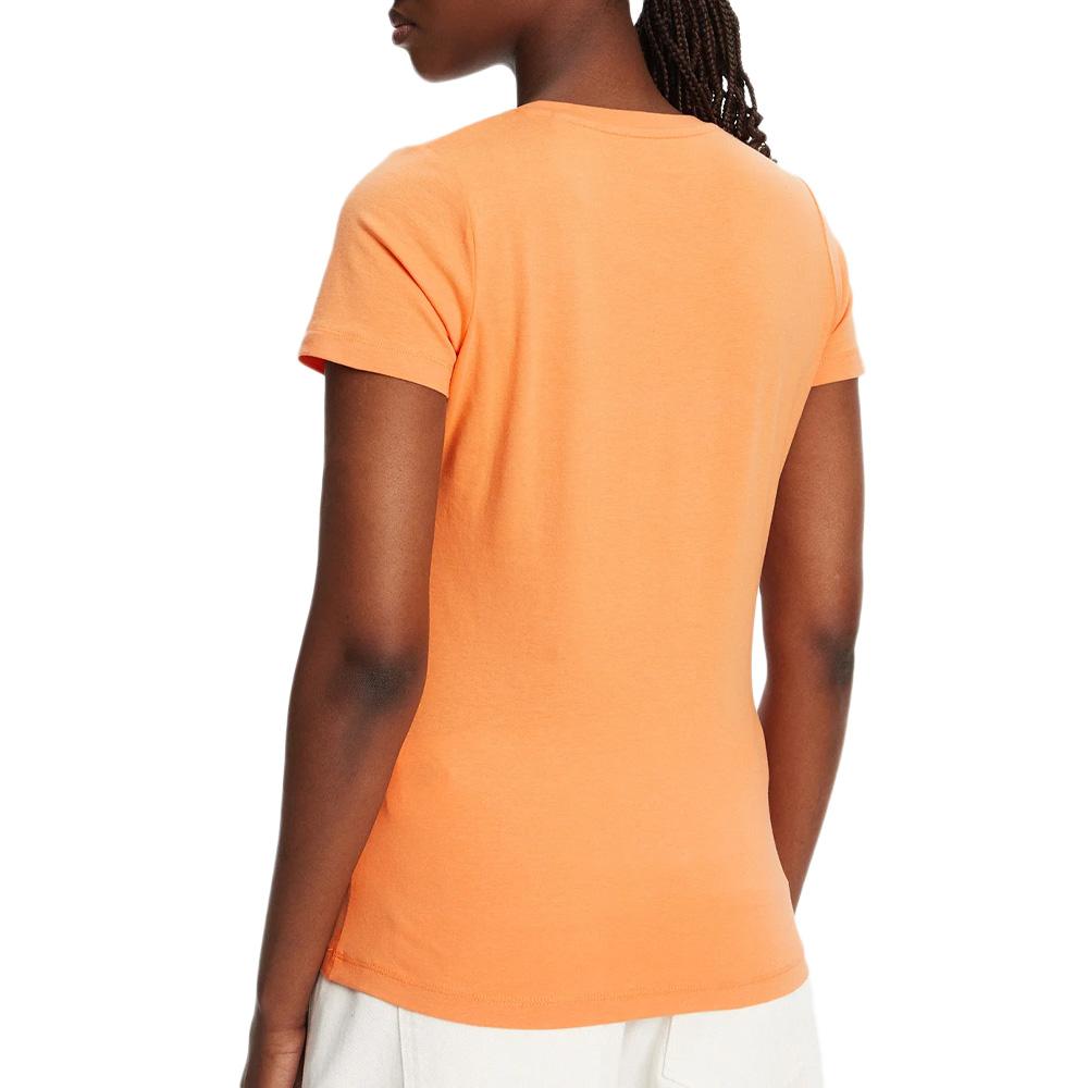 T-Shirt Orange Femme Pepe jeansNew Virginia vue 2