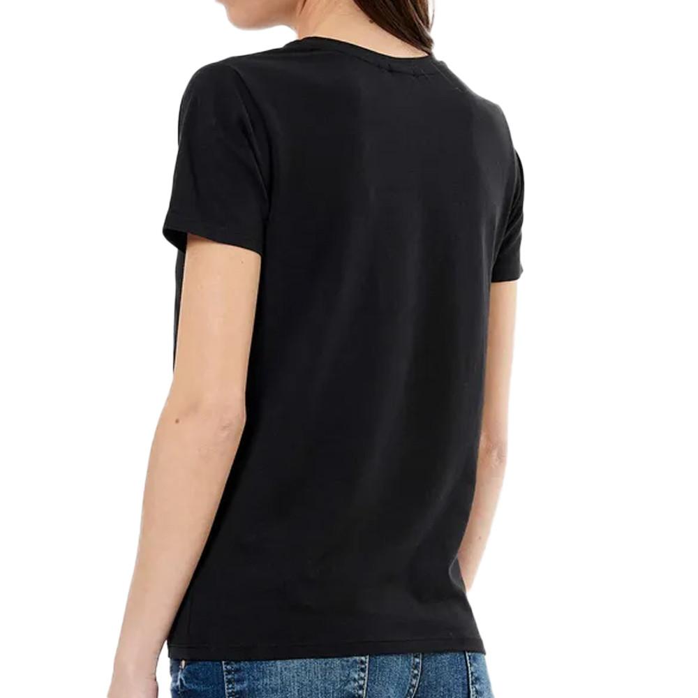 T-shirt Noir Femme Kaporal 3W11 vue 2