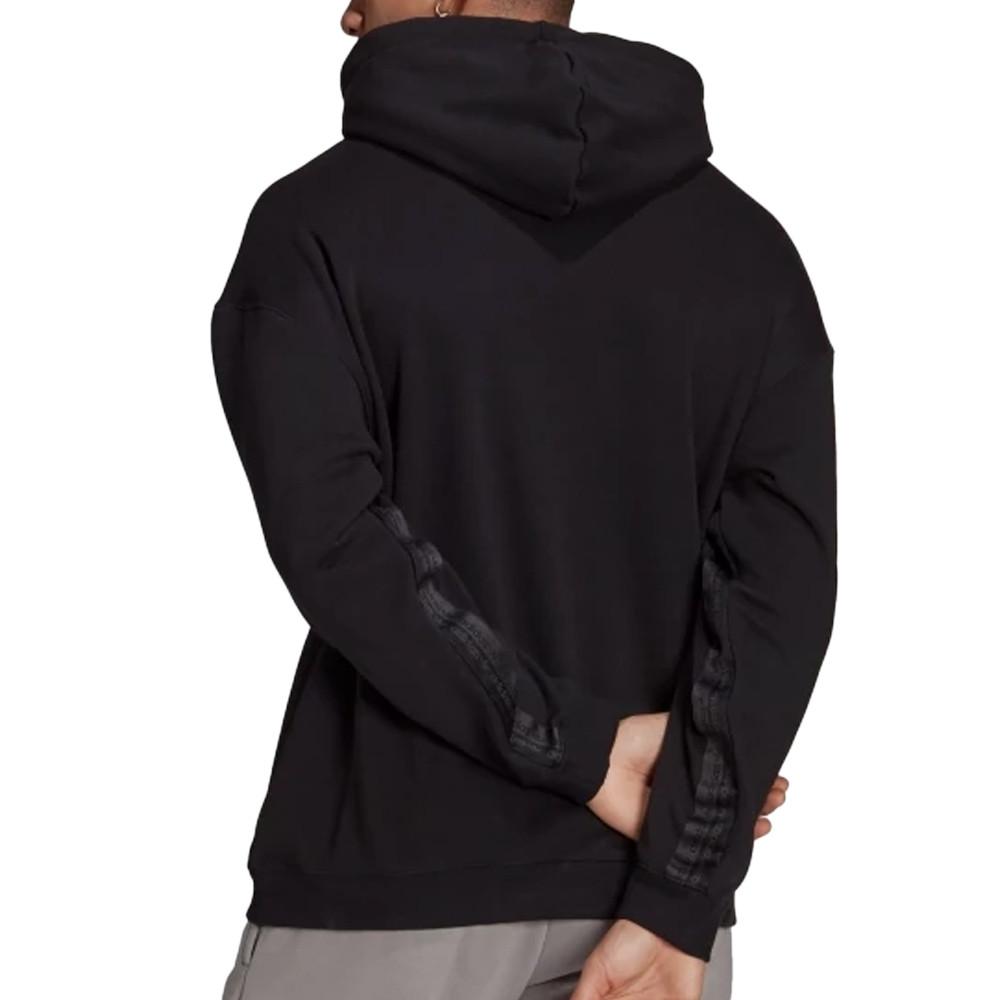 Sweat à capuche Noir Homme Adidas R.y.v. Logo vue 2