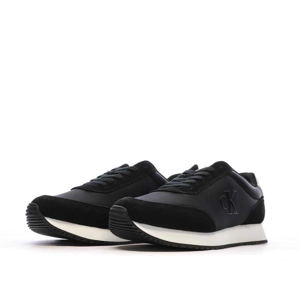 Baskets Noires Homme Calvin Klein Jeans Retro vue 6