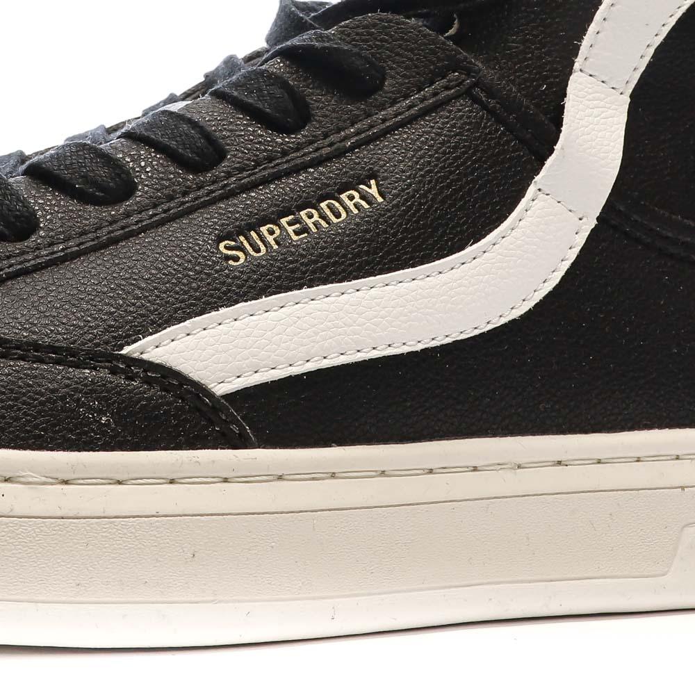 Baskets Montantes Noires Homme Superdry Lux Trainer vue 7