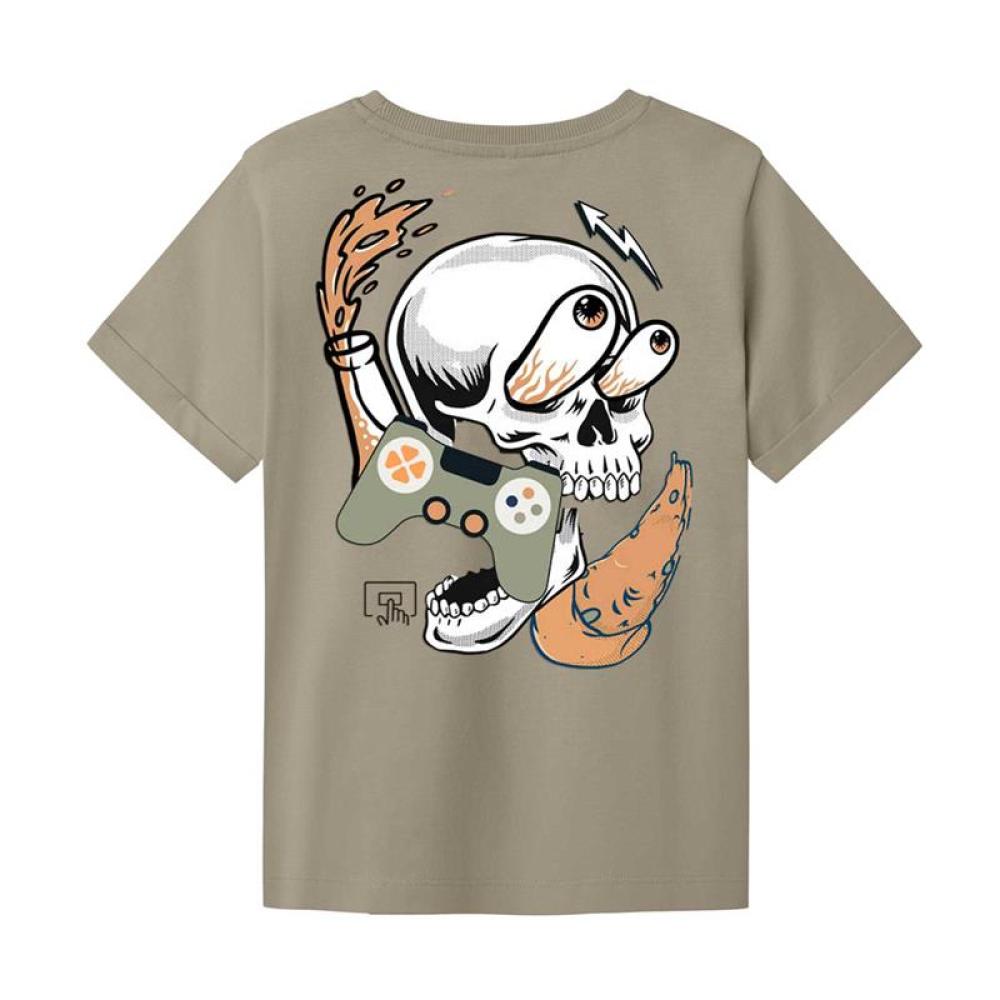 T-shirt Beige Garçon Name It Bachon vue 2