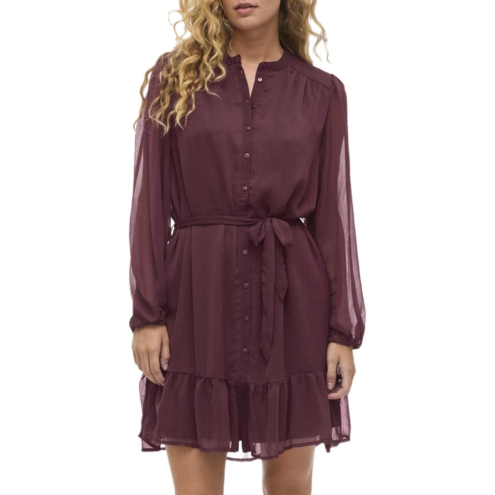 Robe Bordeaux Femme Vila Falia pas cher