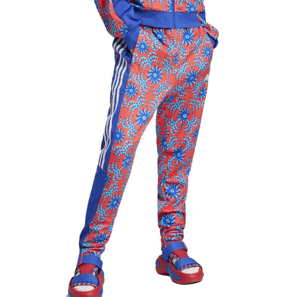 Pantalon de survêtement Bleu/Rouge Femme Adidas Farm Tiro pas cher