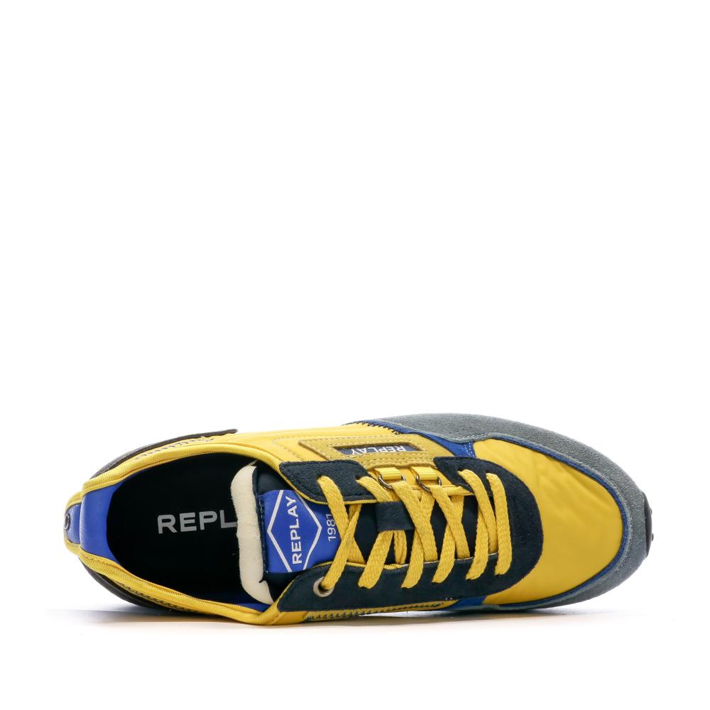 Baskets Jaunes Homme Replay Drum Wave 2 vue 4