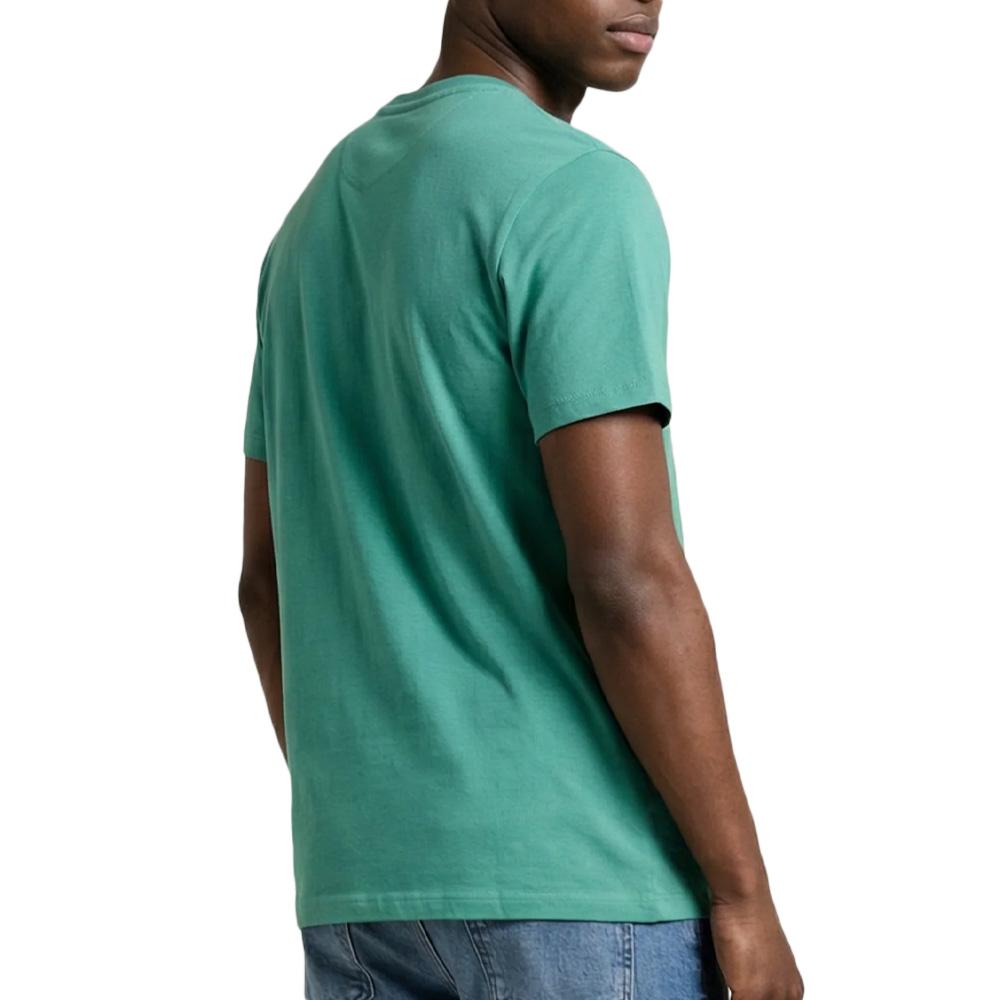 T-shirt Vert Homme Tommy Hilfiger Tjm Slim Linear vue 2