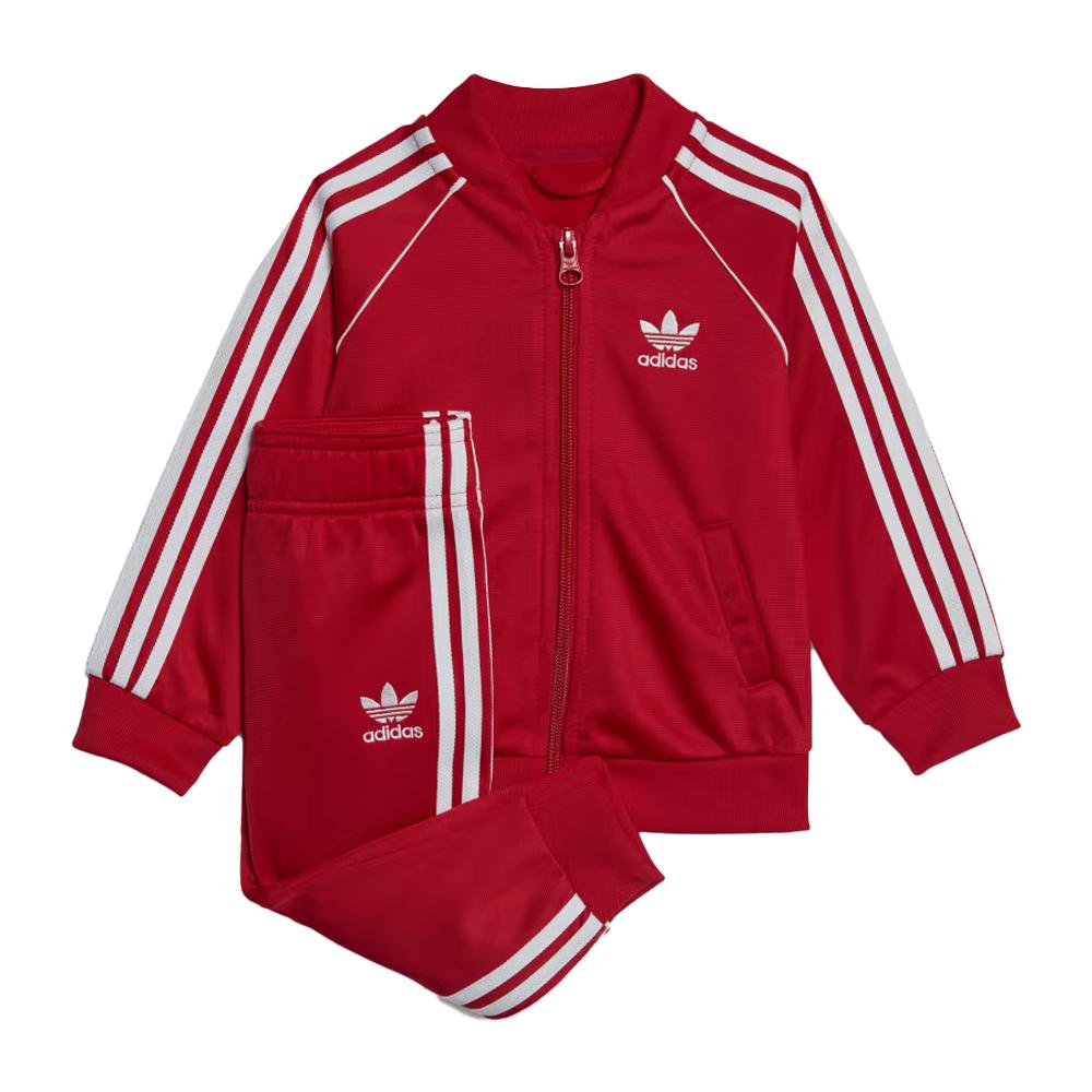 Survêtement Rouge Garçon Adidas Track Suit pas cher