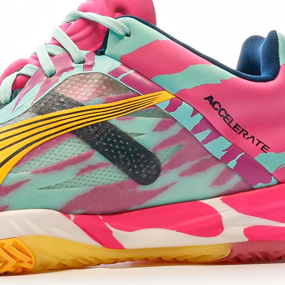 Chaussures de Handball Rose/Bleu Homme Puma Accele Nitro Teaser vue 7
