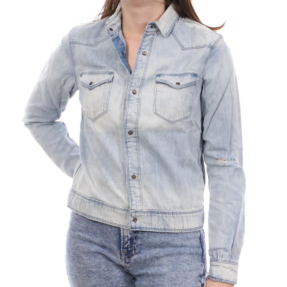 Chemise en Jeans Clair Femme Scotch & Soda pas cher