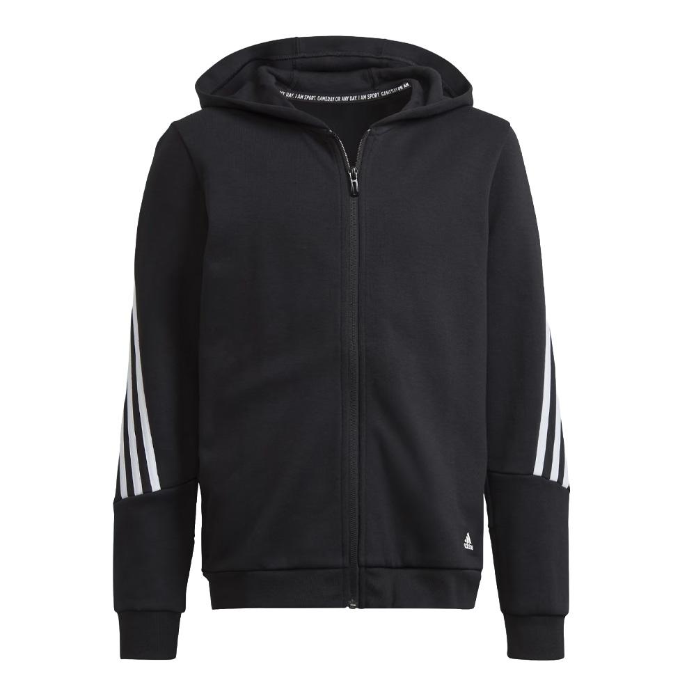 Kapuzenjacke Schwarz Gemischtes Kind Adidas Icons 3 günstig