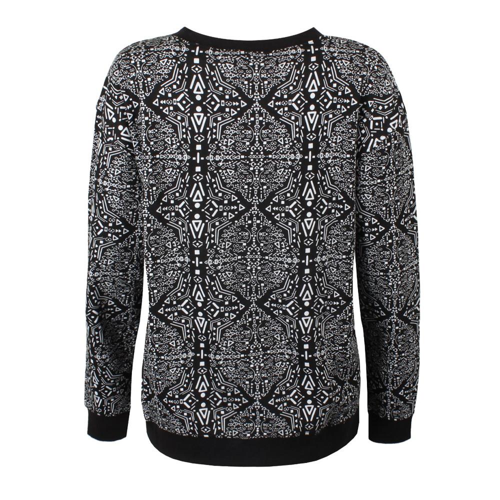 Pull Noir Femme Vans Kerchief Crew vue 2