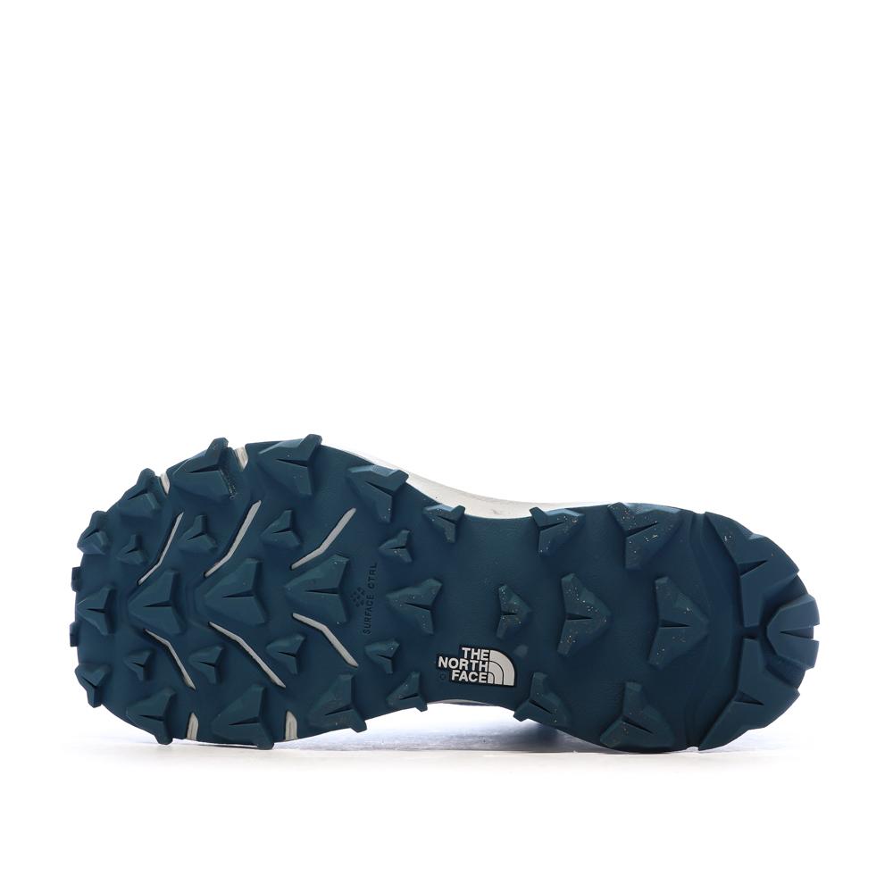Chaussures de Randonnée Bleues Femme The North Face Vectiv FP Mid Fl vue 5