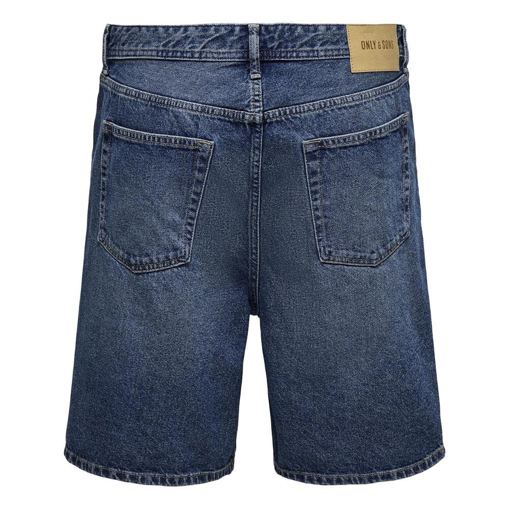 Short Bleu Foncé Homme Only & Sons Fade vue 2