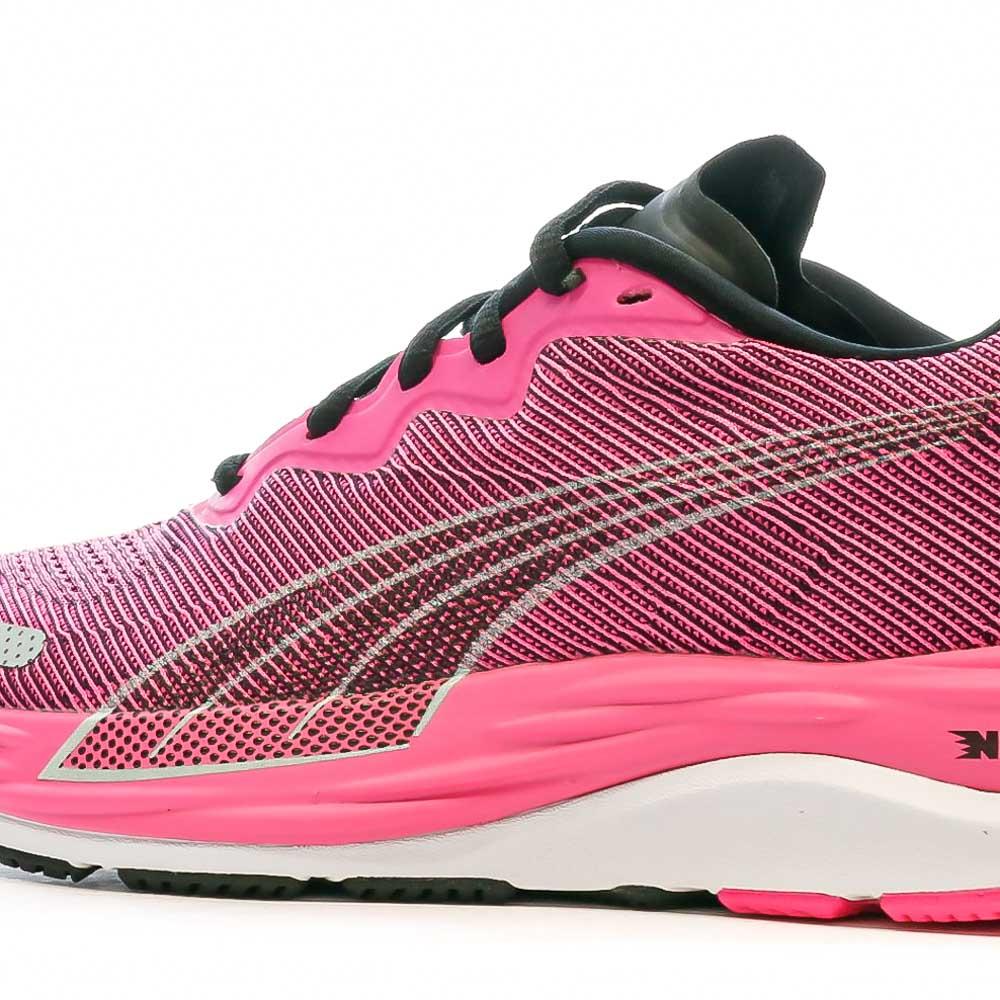 Chaussures Running Rose Fuchsia Femme Puma Velocity Nitro 2 vue 7