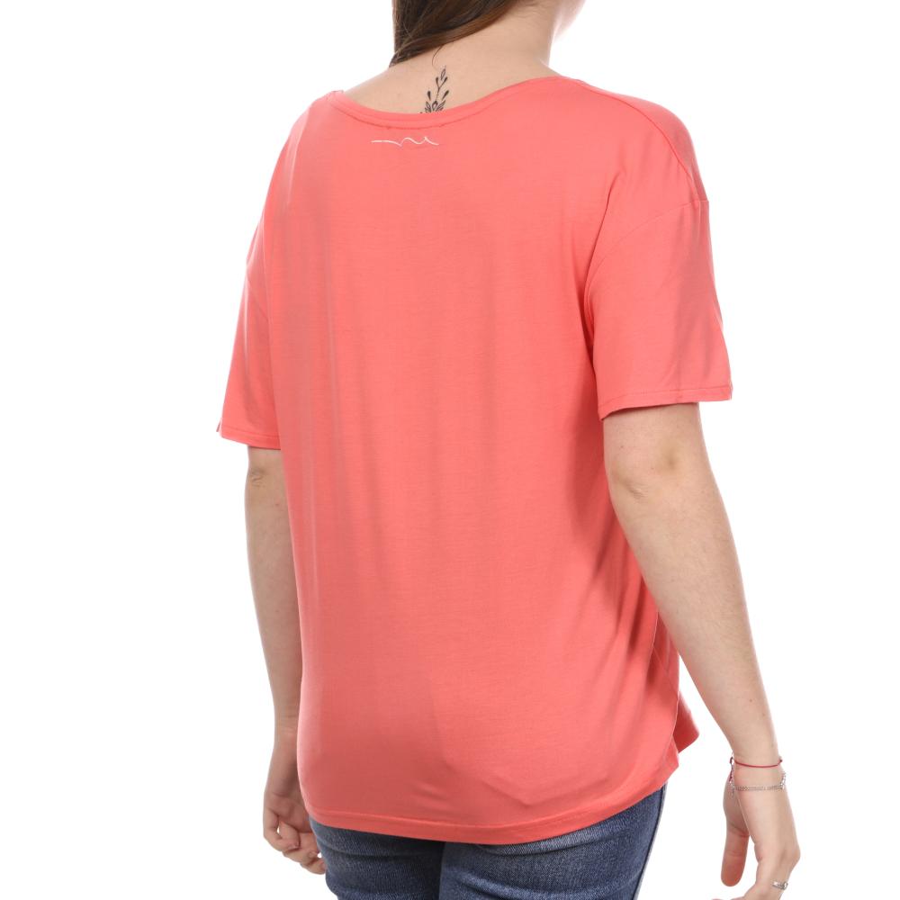 T-shirt Corail Femme Teddy Smith Tifani vue 2