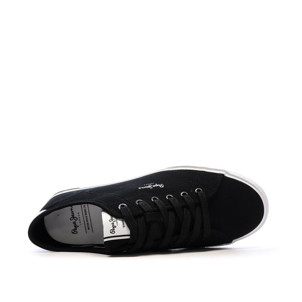 Baskets Noires Homme Pepe jeans Kenton Road vue 4
